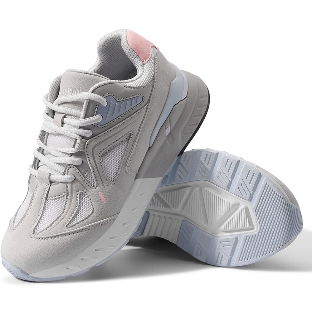 FitVille Women's Extra Wide Walking Shoes Rebound Core